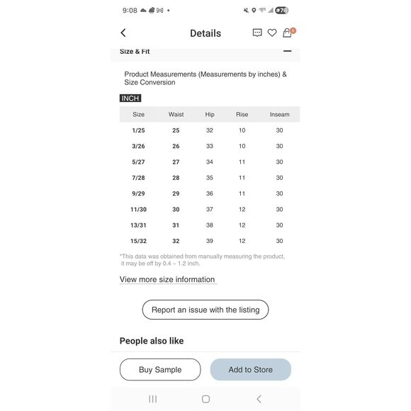 Judy Blue High Waist Palazzo Widest Leg Jeans &  Front Patch Pockets 28" [size 7 - Picture 7 of 7